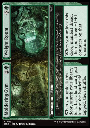 (190) Magic The Gathering Duskmourn: House of Horror Single: Moldering Gym // Weight Room  Common