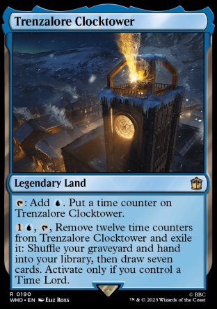 (190) Magic The Gathering Universes Beyond: Doctor Who Single: Trenzalore Clocktower  Rare