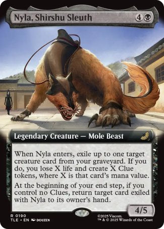 (190) Magic The Gathering Magic: The Gathering | Avatar: The Last Airbender: Eternal Single: Nyla, Shirshu Sleuth (V.2)  Rare