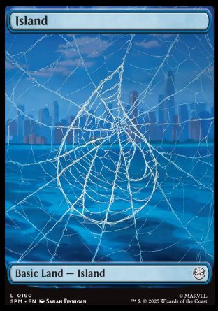 (190) Magic The Gathering Magic: The Gathering | Marvel's Spider-Man Single: Island (V.1) Holo Land