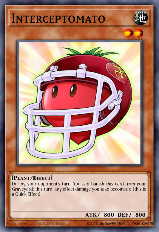 (062) YuGiOh TCG MP14: 2014 Mega-Tins Mega-Pack Single: Interceptomato  Common