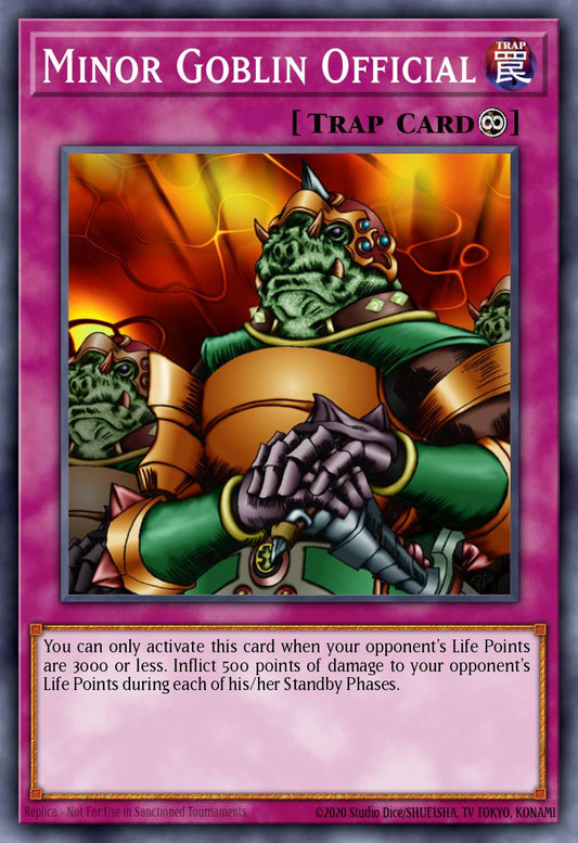 (EN052) YuGiOh TCG PSV: Pharaoh's Servant Single: Minor Goblin Official (V.3 - Common)  Common