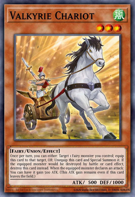 (090) YuGiOh TCG MP20: 2020 Tin of Lost Memories Mega Pack Single: Valkyrie Chariot  Common