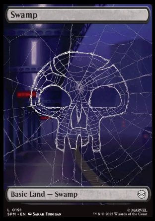 (191) Magic The Gathering Magic: The Gathering | Marvel's Spider-Man Single: Swamp (V.1) Holo Land
