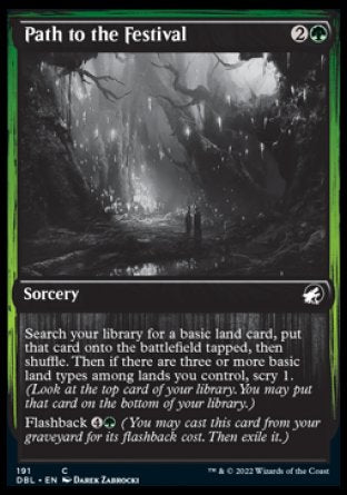 (191) Magic The Gathering Innistrad: Double Feature Single: Path to the Festival  Common