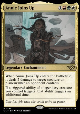 (191) Magic The Gathering Outlaws of Thunder Junction Single: Annie Joins Up  Rare