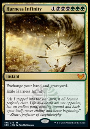 (191) Magic The Gathering Strixhaven: School of Mages Single: Harness Infinity Holo Mythic