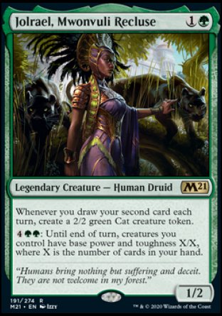 (191) Magic The Gathering Core 2021: Promos Single: Jolrael, Mwonvuli Recluse (V.2) Holo Rare