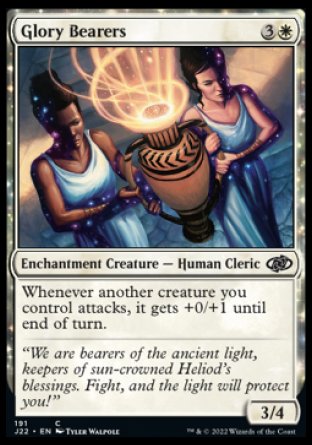 (191) Magic The Gathering Jumpstart 2022 Single: Glory Bearers  Common