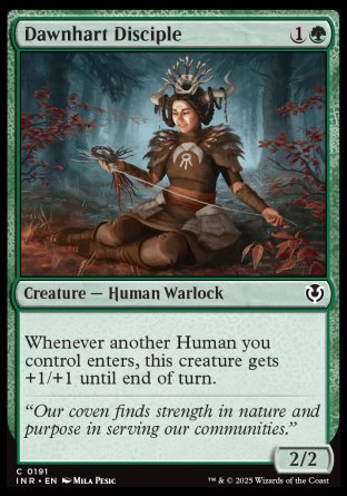 (191) Magic The Gathering Innistrad Remastered Single: Dawnhart Disciple Holo Common