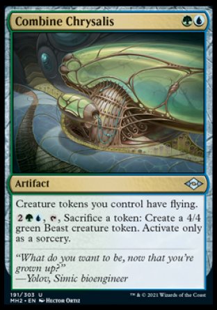 (191) Magic The Gathering Modern Horizons 2 Single: Combine Chrysalis  Uncommon