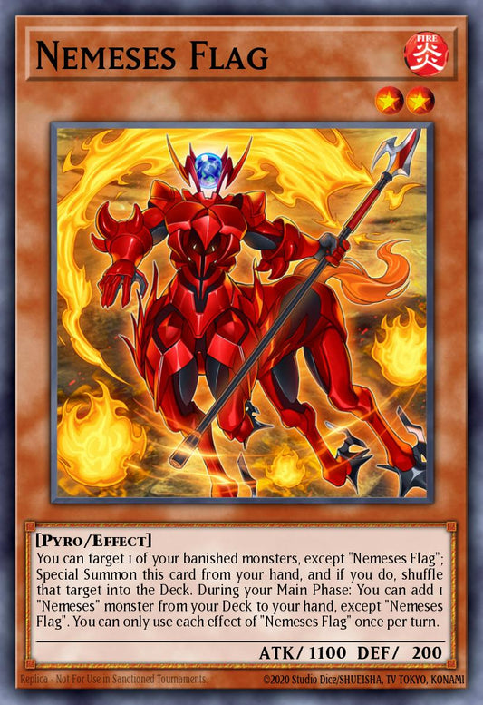 (024) YuGiOh TCG RA03: Quarter Century Bonanza Single: Nemeses Flag (V.3 - Secret Rare)  Secret Rare