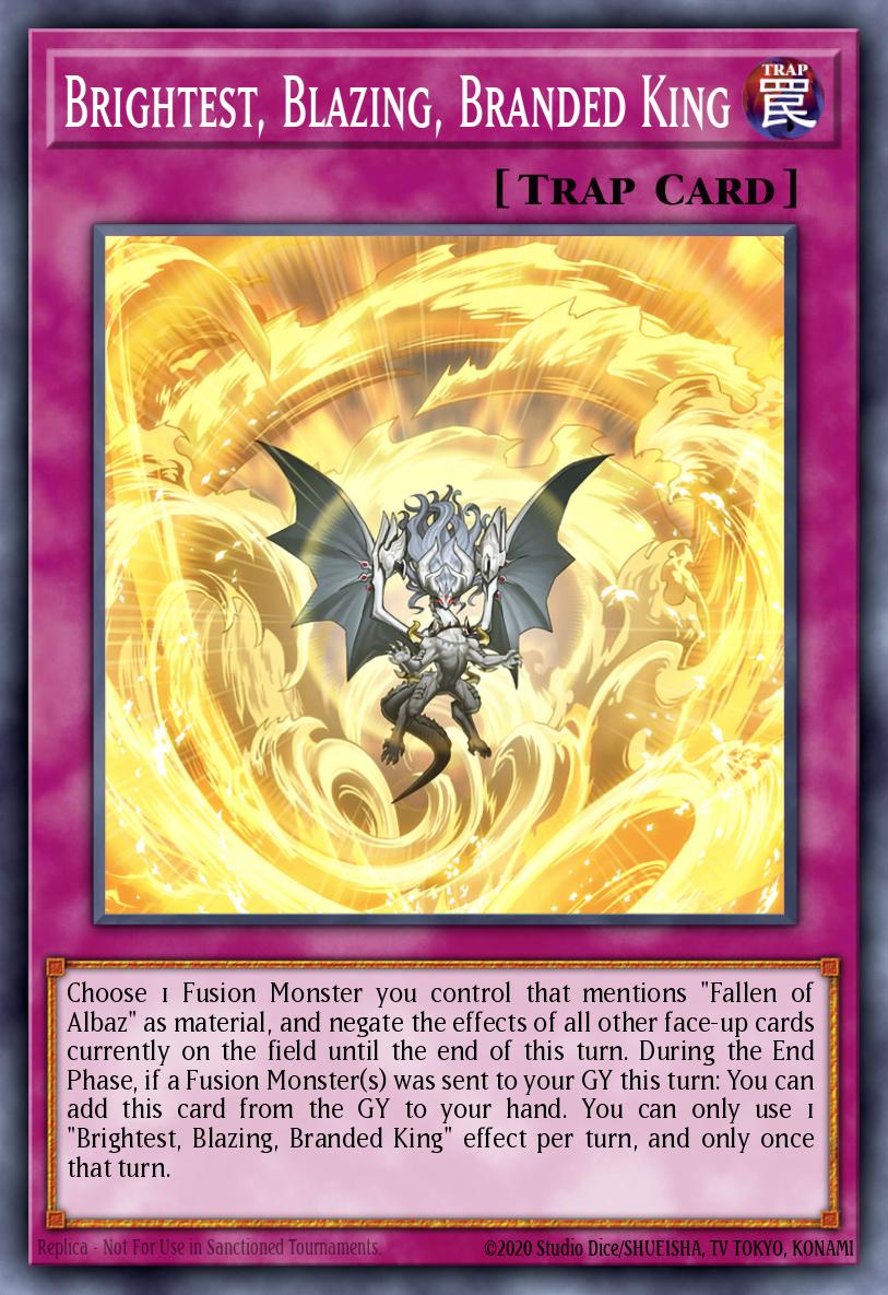(350) YuGiOh TCG MP24: 25th Anniversary Tin: Dueling Mirrors Single: Brightest, Blazing, Branded King  Common