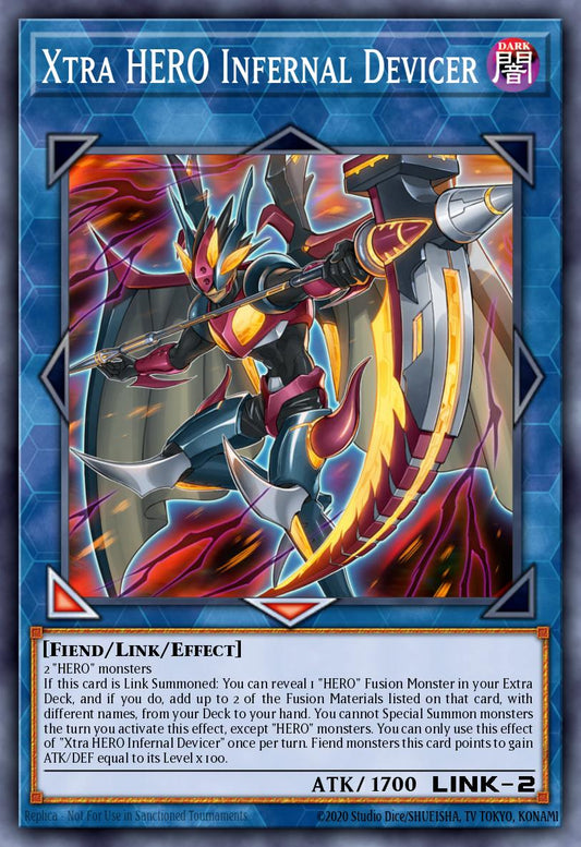 (013) YuGiOh TCG DUOV: Duel Overload Single: Xtra HERO Infernal Devicer  Ultra Rare