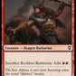(193) Magic The Gathering Commander Legends: Battle for Baldur's Gate Single: Reckless Barbarian  Common