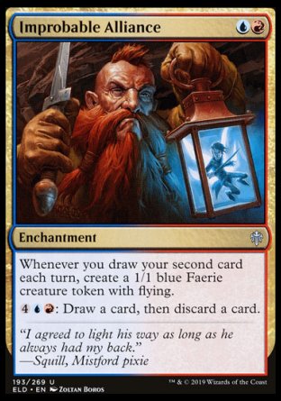 (193/269) Magic The Gathering Throne of Eldraine Single: Improbable Alliance  Uncommon