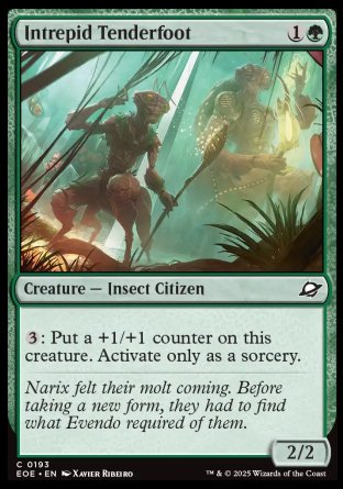 (193) Magic The Gathering Edge of Eternities Single: Intrepid Tenderfoot  Common
