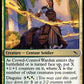 (193) Magic The Gathering Murders at Karlov Manor Single: Crowd-Control Warden  Common