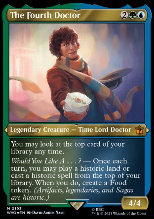 (193) Magic The Gathering Universes Beyond: Doctor Who Single: The Fourth Doctor (V.2) Holo Mythic