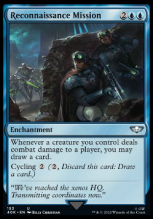 (193) Magic The Gathering Universes Beyond: Warhammer 40000 Single: Reconnaissance Mission  Uncommon