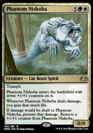 (193) Magic The Gathering Dominaria Remastered Single: Phantom Nishoba Holo Rare