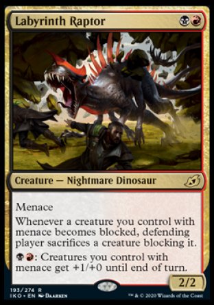 (193) Magic The Gathering Ikoria: Lair of Behemoths: Promos Single: Labyrinth Raptor (V.2) Holo Rare