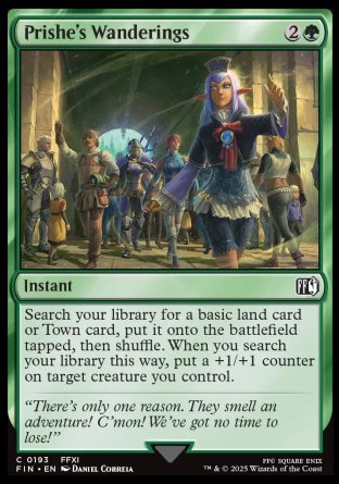(193) Magic The Gathering Magic: The Gathering - FINAL FANTASY Single: Prishe's Wanderings Holo Common