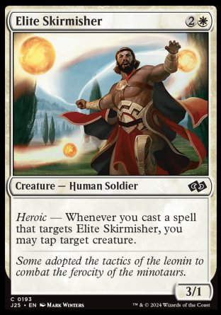 (193) Magic The Gathering Foundations Jumpstart Single: Elite Skirmisher  Common