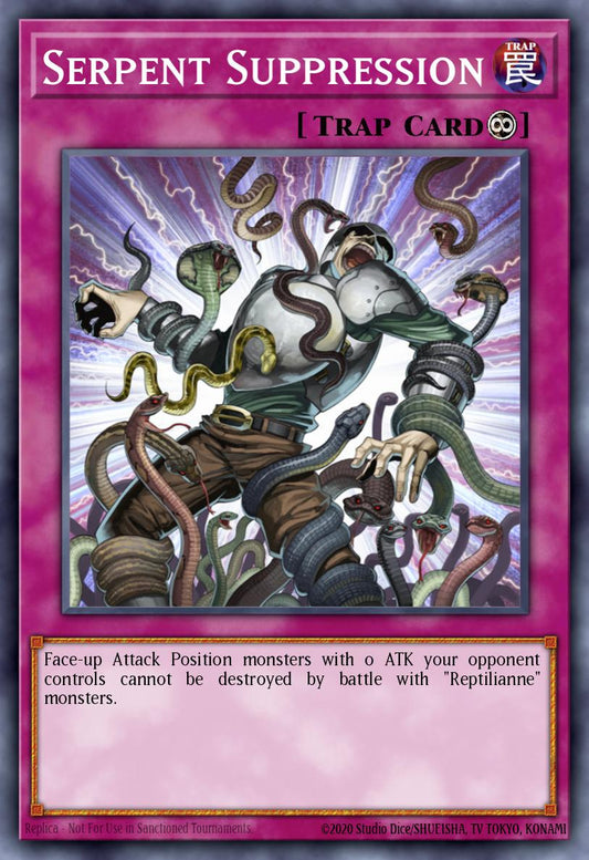 (066) YuGiOh TCG ABPF: Absolute Powerforce Single: Serpent Suppression  Common