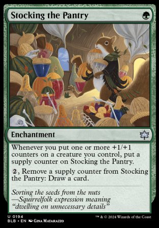 (194) Magic The Gathering Bloomburrow Single: Stocking the Pantry  Uncommon