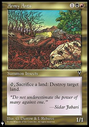 (200) Magic The Gathering The List Single: Army Ants  Uncommon