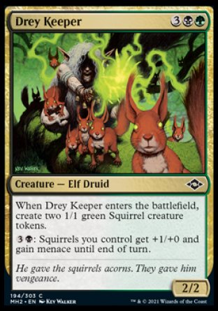 (194) Magic The Gathering Modern Horizons 2 Single: Drey Keeper  Common