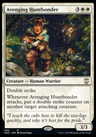 (194) Magic The Gathering Commander: Streets of New Capenna Single: Avenging Huntbonder  Rare