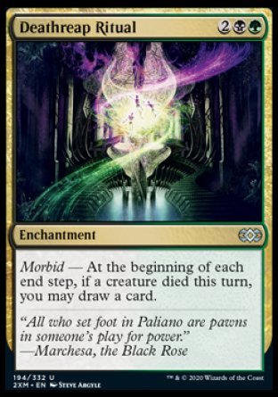 (194/332) Magic The Gathering Double Masters Single: Deathreap Ritual Holo Uncommon