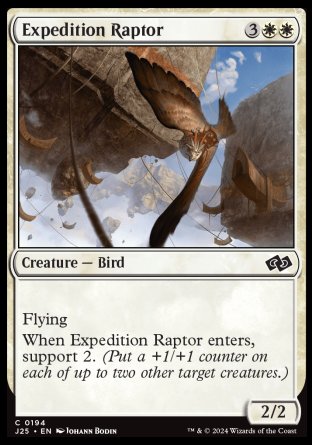 (194) Magic The Gathering Foundations Jumpstart Single: Expedition Raptor  Common