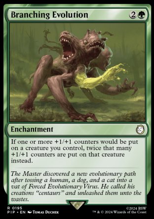 (195) Magic The Gathering Universes Beyond: Fallout Single: Branching Evolution  Rare