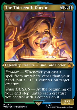 (195) Magic The Gathering Universes Beyond: Doctor Who Single: The Thirteenth Doctor (V.2)  Mythic