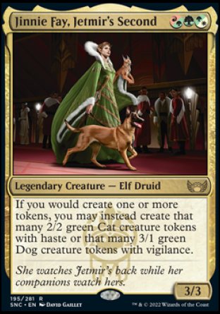 (195) Magic The Gathering Streets of New Capenna Single: Jinnie Fay, Jetmir's Second  Rare