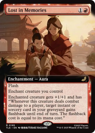 (195) Magic The Gathering Magic: The Gathering | Avatar: The Last Airbender: Eternal Single: Lost in Memories (V.2)  Rare