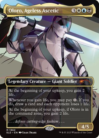 (1962) Magic The Gathering Secret Lair Drop Series Single: Oloro, Ageless Ascetic Holo Mythic