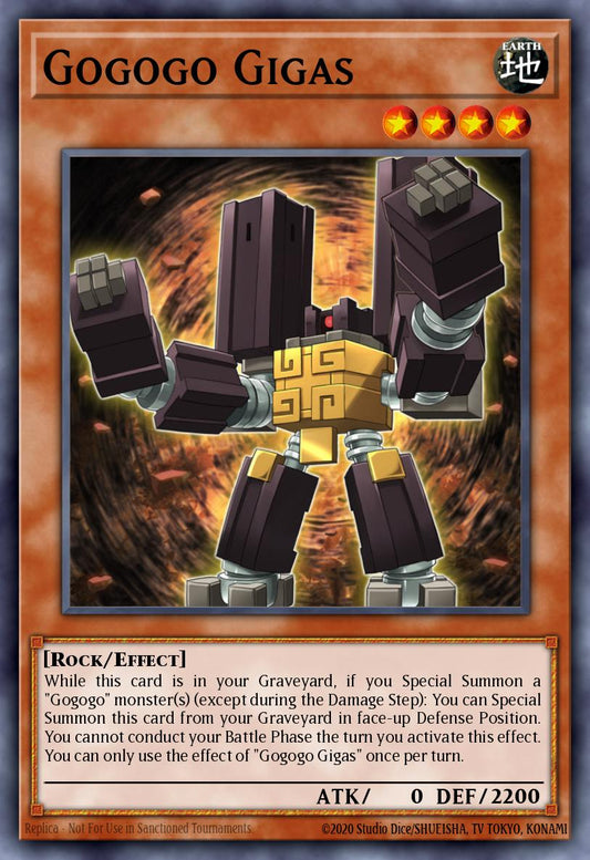 (121) YuGiOh TCG MAGO: Maximum Gold Single: Gogogo Gigas  Rare