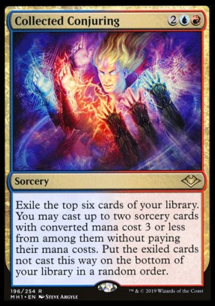 (196/254) Magic The Gathering Modern Horizons Single: Collected Conjuring Holo Rare