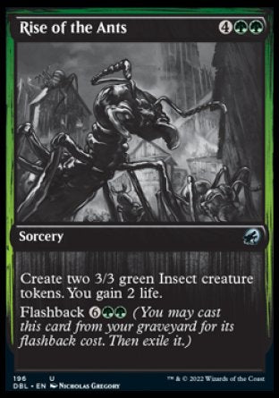 (196) Magic The Gathering Innistrad: Double Feature Single: Rise of the Ants Holo Uncommon