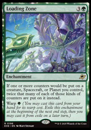 (196) Magic The Gathering Edge of Eternities: Promos Single: Loading Zone (V.1)  Rare