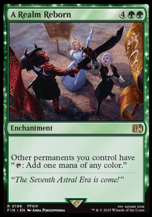 (196) Magic The Gathering Magic: The Gathering - FINAL FANTASY Single: A Realm Reborn  Rare