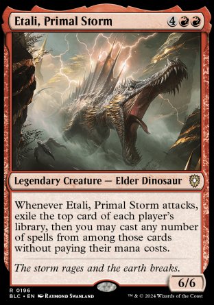 (196) Magic The Gathering Commander: Bloomburrow Single: Etali, Primal Storm  Rare