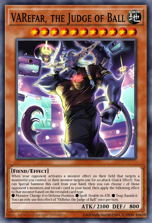 (027) YuGiOh TCG DOOD: Doom of Dimensions Single: VARefar, the Judge of Ball  Common