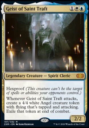 (197/332) Magic The Gathering Double Masters Single: Geist of Saint Traft  Mythic