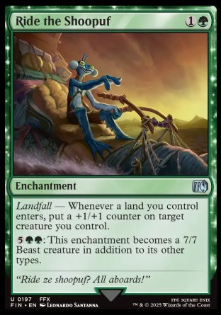 (197) Magic The Gathering Magic: The Gathering - FINAL FANTASY Single: Ride the Shoopuf Holo Uncommon