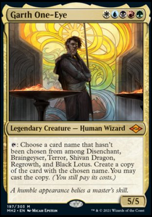 (197) Magic The Gathering Modern Horizons 2 Single: Garth One-Eye Holo Mythic